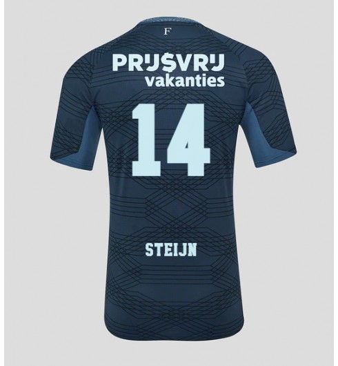 Moške Nogometnih dresov Feyenoord Sem Steijn #14 Gostujoči 2025-26 Kratki rokavi Moške Nogometnih dresov Feyenoord Sem Steijn #14 Gostujoči 2025-26 Kratki rokavi